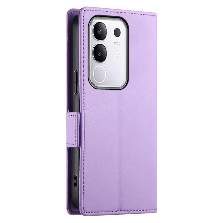 For vivo Y29s 5G / Y04 4G Side Buckle Magnetic Frosted Leather Phone Case