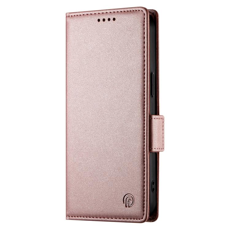 For vivo Y29 4G Side Buckle Magnetic Frosted Leather Phone Case