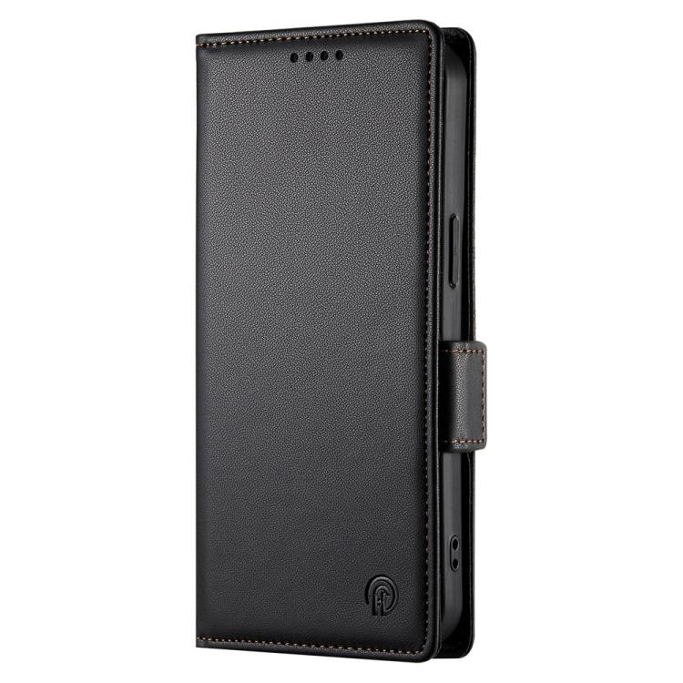 For vivo Y29 4G Side Buckle Magnetic Frosted Leather Phone Case