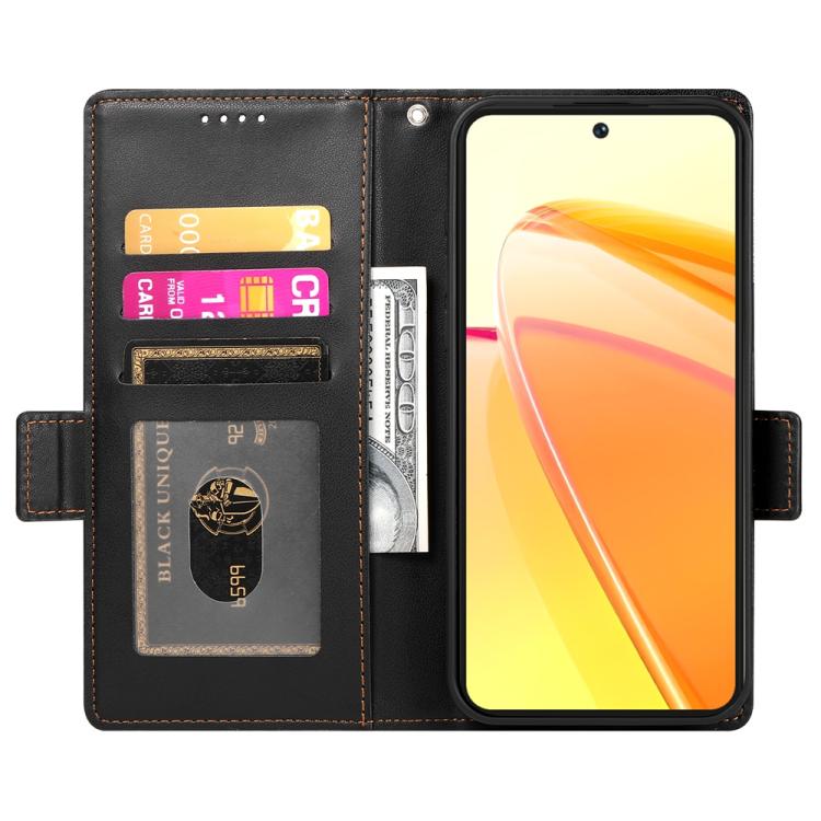 For vivo Y39 5G Side Buckle Magnetic Frosted Leather Phone Case