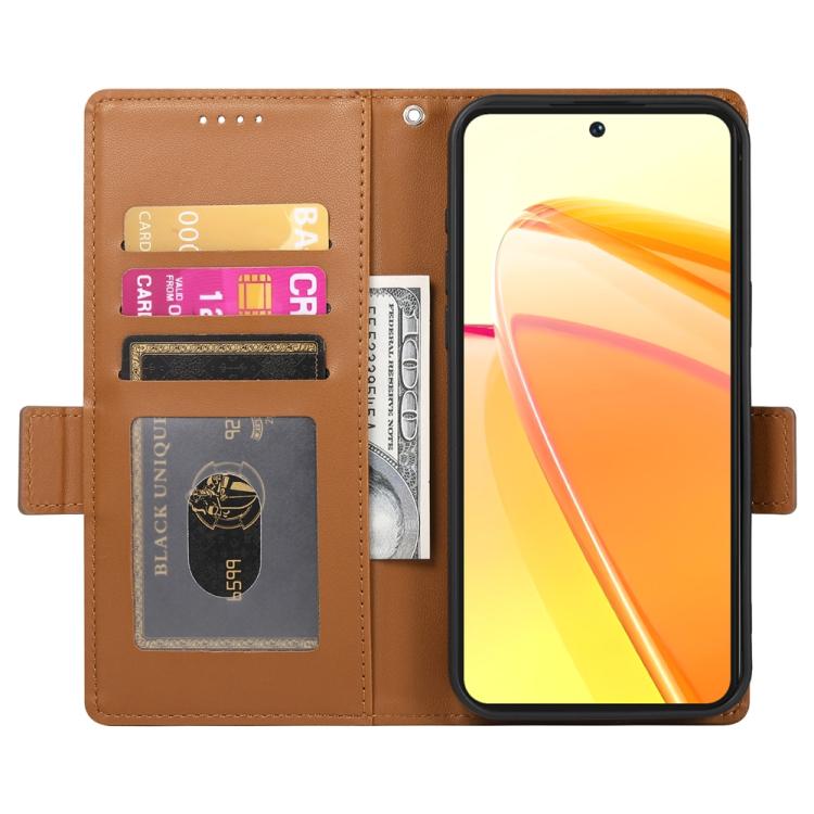 For vivo Y39 5G Side Buckle Magnetic Frosted Leather Phone Case