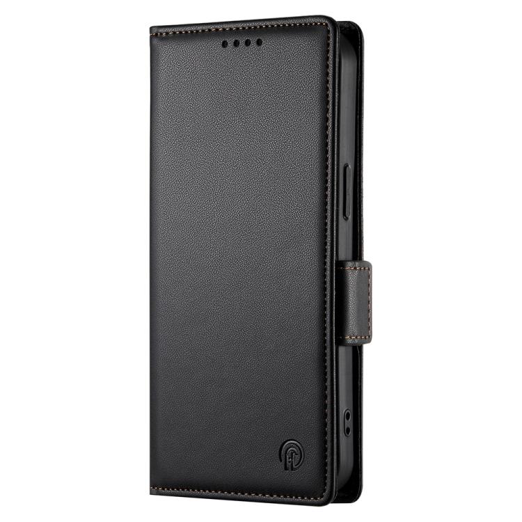 For vivo V60 5G Side Buckle Magnetic Frosted Leather Phone Case