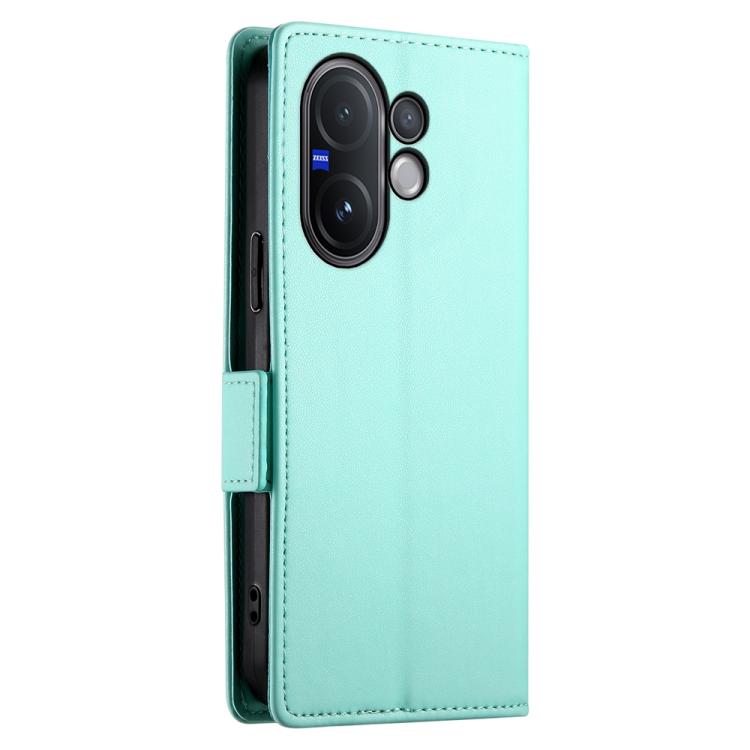 For vivo V60 5G Side Buckle Magnetic Frosted Leather Phone Case