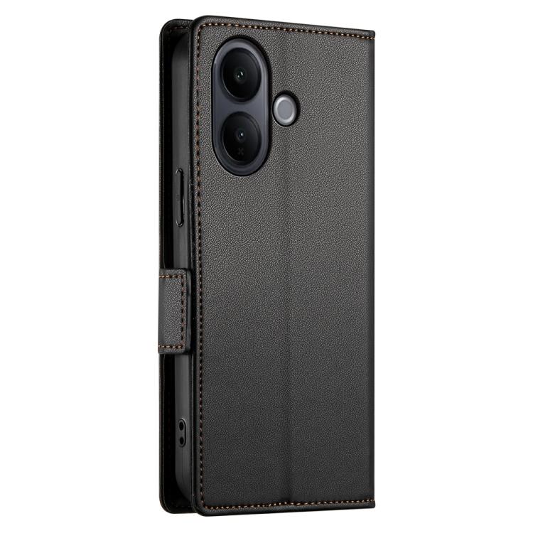 For vivo V60 Lite 5G Side Buckle Magnetic Frosted Leather Phone Case