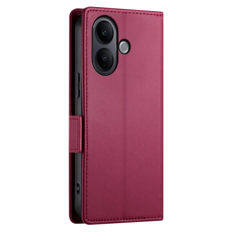 For vivo V60 Lite 5G Side Buckle Magnetic Frosted Leather Phone Case