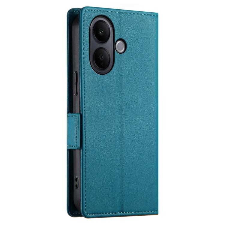 For vivo V60 Lite 5G Side Buckle Magnetic Frosted Leather Phone Case