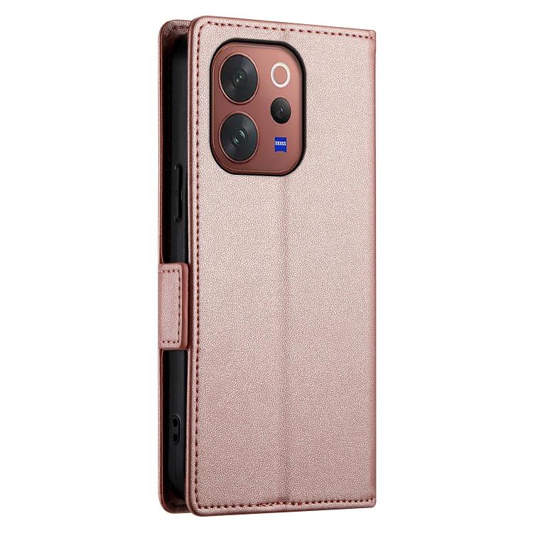 For vivo V70 5G / S50 5G Side Buckle Magnetic Frosted Leather Phone Case