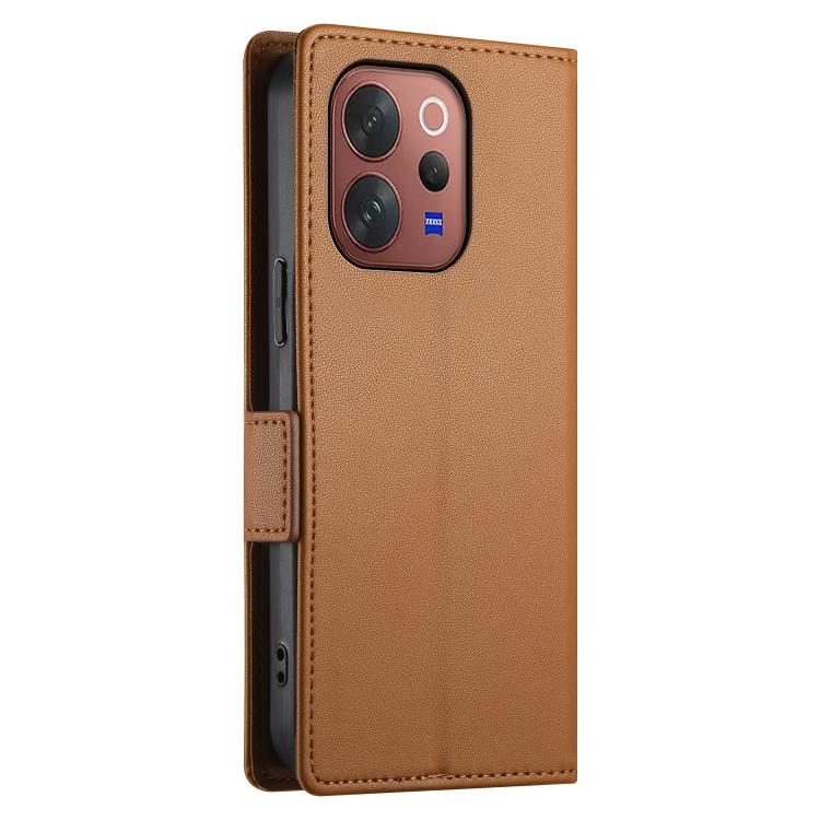 For vivo V70 5G / S50 5G Side Buckle Magnetic Frosted Leather Phone Case