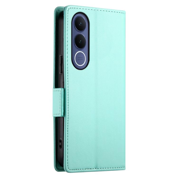 For vivo V70 FE 5G Side Buckle Magnetic Frosted Leather Phone Case