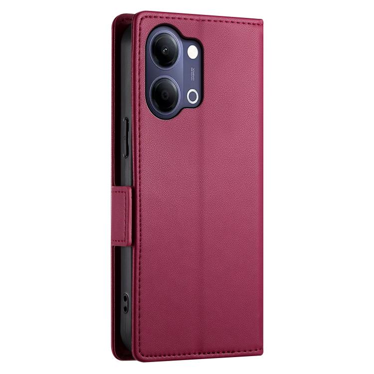For vivo Y21 5G 2026 / Y05 4G Side Buckle Magnetic Frosted Leather Phone Case