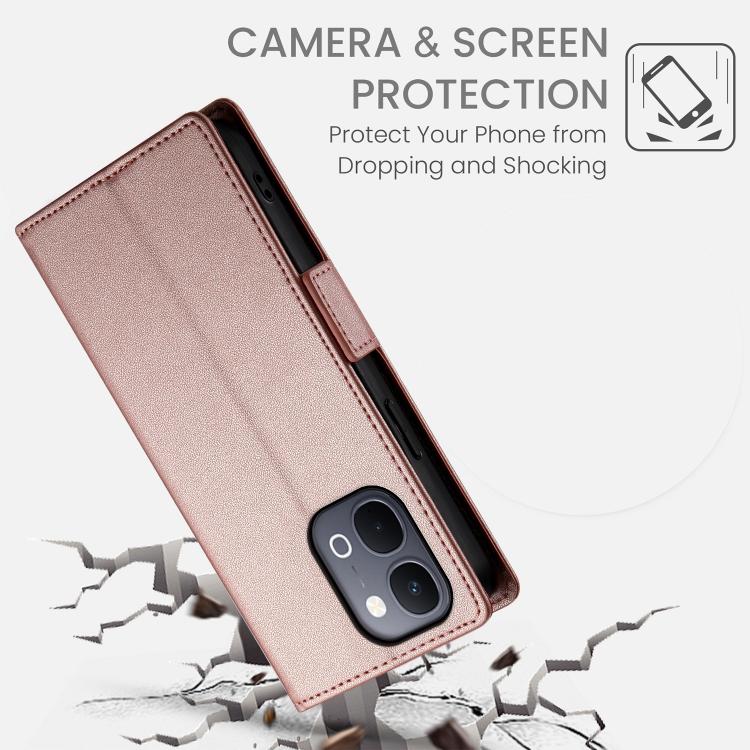 For vivo Y31d 4G Side Buckle Magnetic Frosted Leather Phone Case
