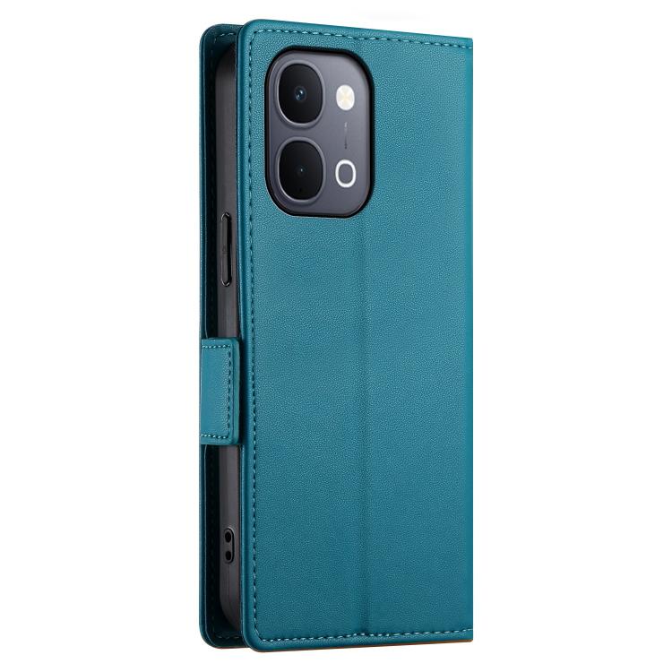 For vivo Y31d 4G Side Buckle Magnetic Frosted Leather Phone Case