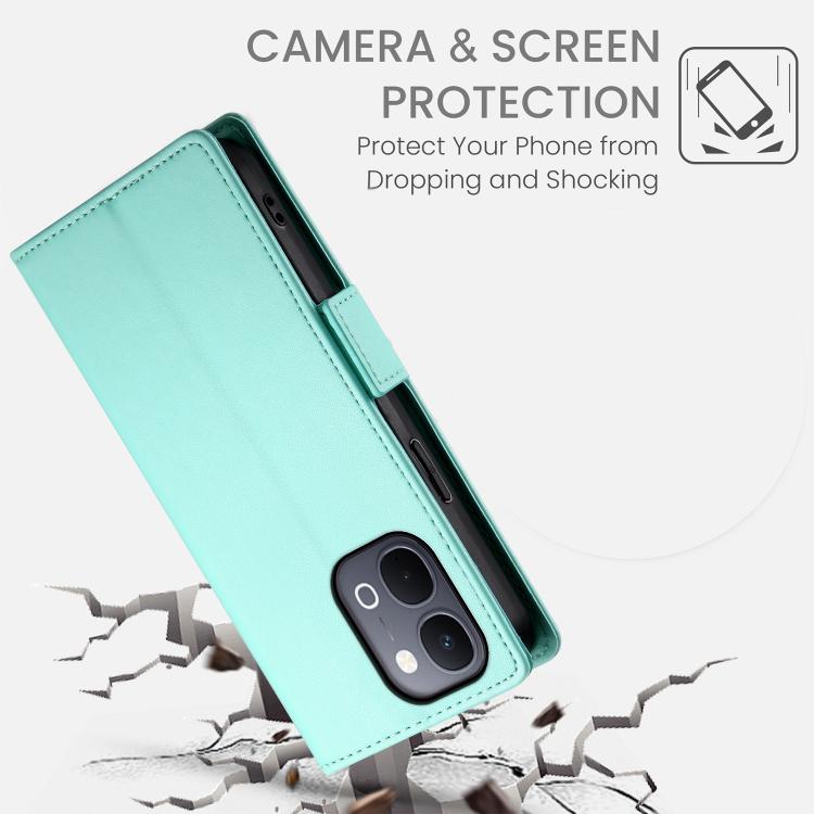 For vivo Y31d 4G Side Buckle Magnetic Frosted Leather Phone Case