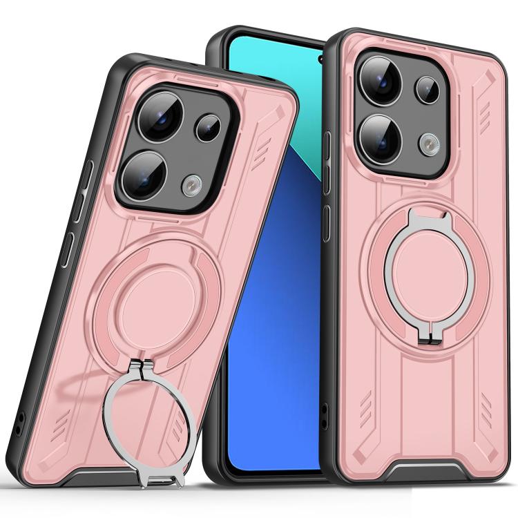 For Redmi Note 13 4G Rotating Ring Holder Magnetic MagSafe Phone Case