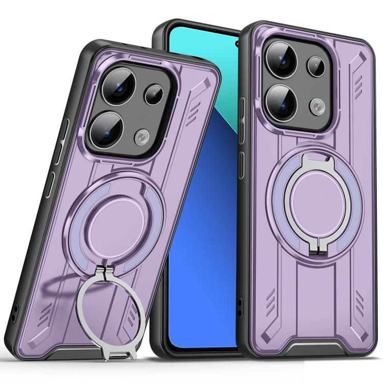 For Redmi Note 13 4G Rotating Ring Holder Magnetic MagSafe Phone Case