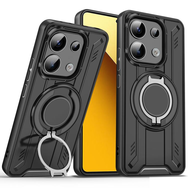 For Redmi Note 13 5G Rotating Ring Holder Magnetic MagSafe Phone Case