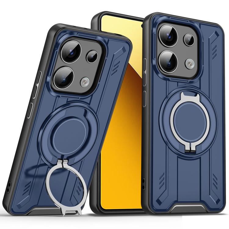 For Redmi Note 13 5G Rotating Ring Holder Magnetic MagSafe Phone Case