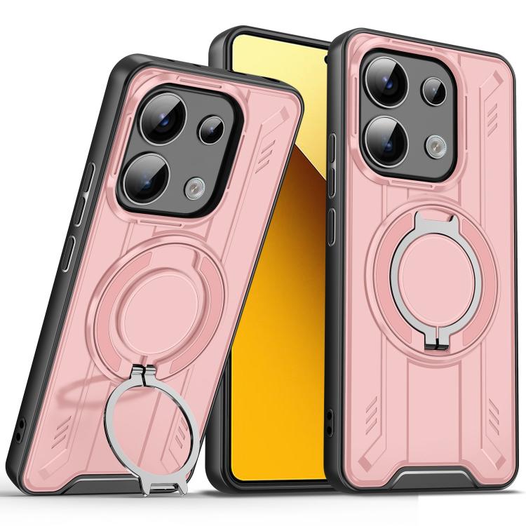 For Redmi Note 13 5G Rotating Ring Holder Magnetic MagSafe Phone Case