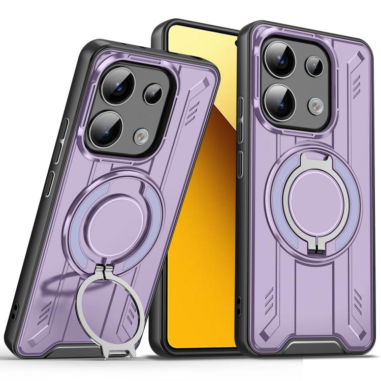For Redmi Note 13 5G Rotating Ring Holder Magnetic MagSafe Phone Case