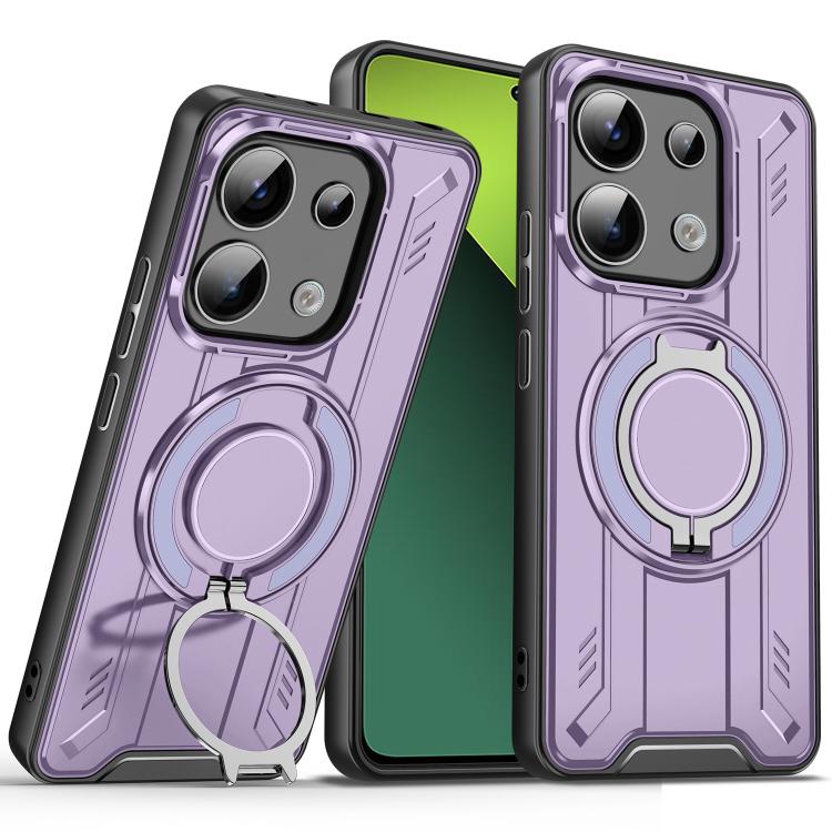 For Redmi Note 13 Pro 5G Rotating Ring Holder Magnetic MagSafe Phone Case