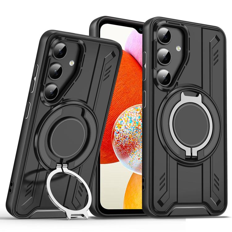 For Samsung Galaxy A14 5G / 4G Rotating Ring Holder Magnetic MagSafe Phone Case