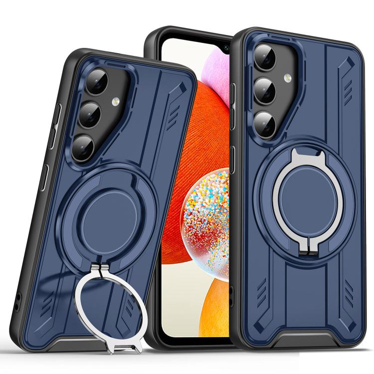 For Samsung Galaxy A14 5G / 4G Rotating Ring Holder Magnetic MagSafe Phone Case