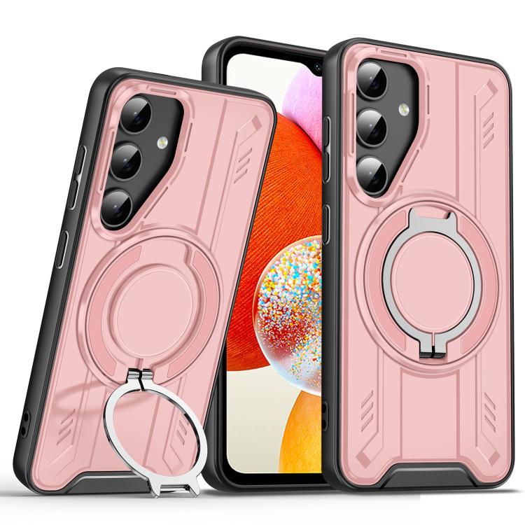 For Samsung Galaxy A14 5G / 4G Rotating Ring Holder Magnetic MagSafe Phone Case