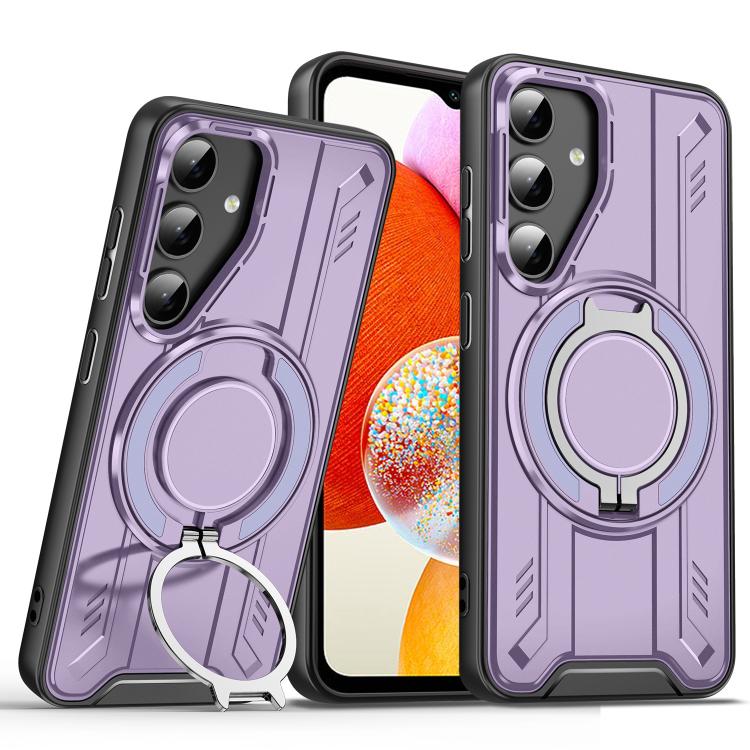 For Samsung Galaxy A14 5G / 4G Rotating Ring Holder Magnetic MagSafe Phone Case