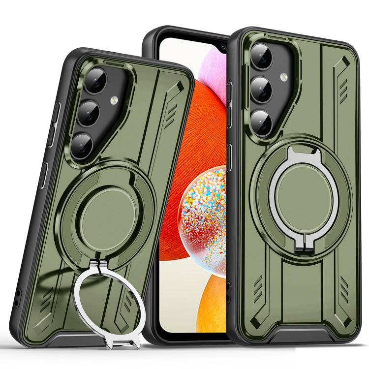 For Samsung Galaxy A14 5G / 4G Rotating Ring Holder Magnetic MagSafe Phone Case
