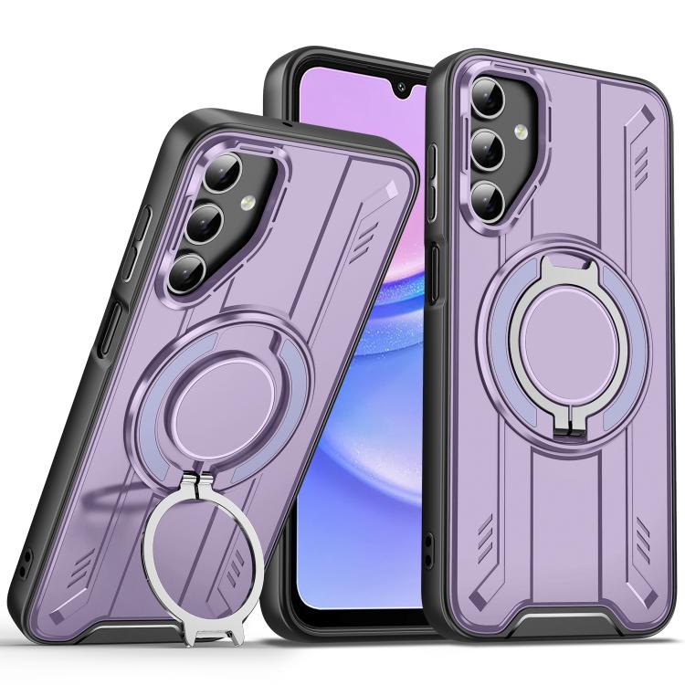 For Samsung Galaxy A15 5G / 4G Rotating Ring Holder Magnetic MagSafe Phone Case
