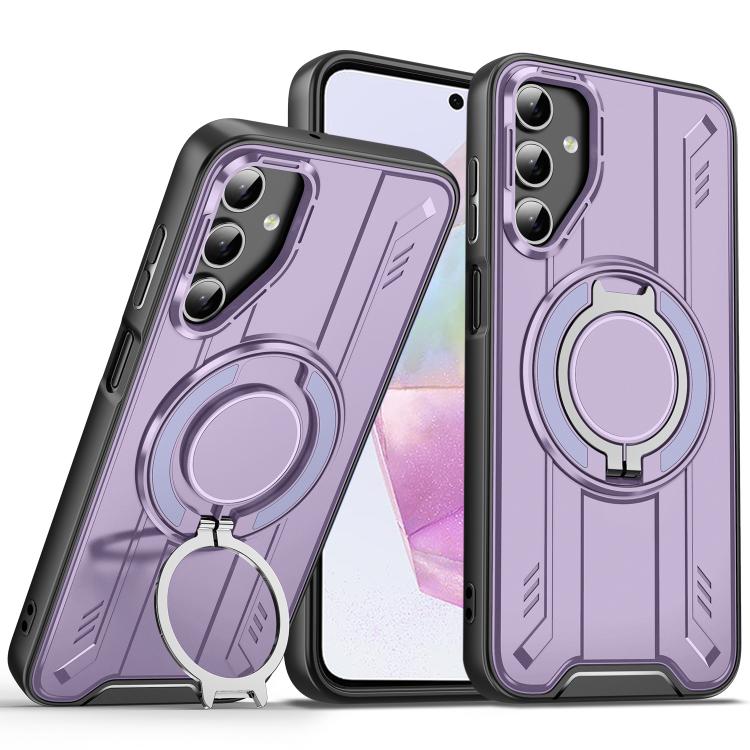 For Samsung Galaxy A35 / A55 5G Rotating Ring Holder Magnetic MagSafe Phone Case