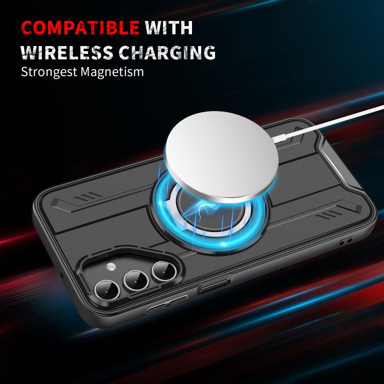 For Samsung Galaxy A15 5G / 4G Rotating Ring Holder Magnetic MagSafe Phone Case