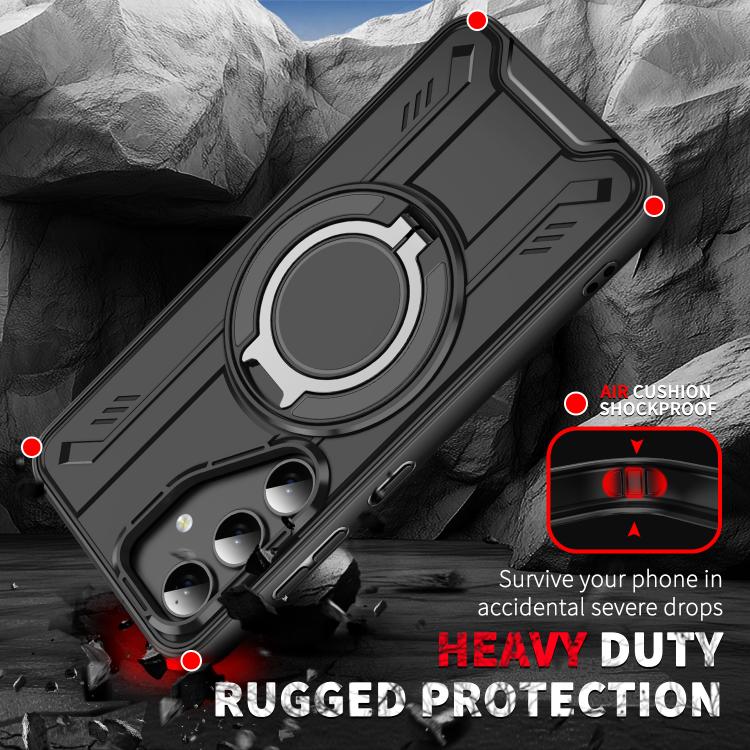 For Samsung Galaxy S23 5G Rotating Ring Holder Magnetic MagSafe Phone Case
