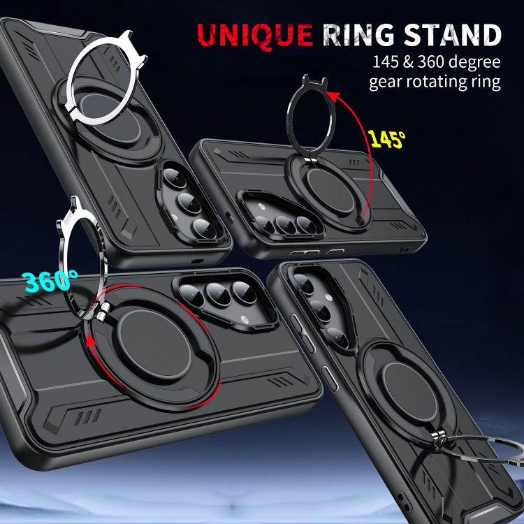 For Samsung Galaxy S23 5G Rotating Ring Holder Magnetic MagSafe Phone Case