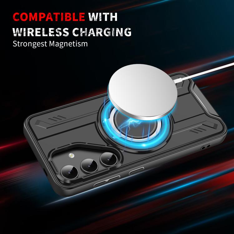 For Samsung Galaxy S23 FE 5G Rotating Ring Holder Magnetic MagSafe Phone Case