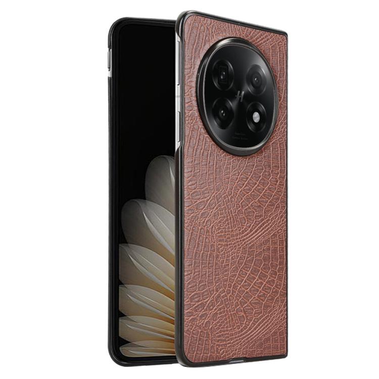 For OPPO Find N5 Crocodile Texture Back Cover Phone Case