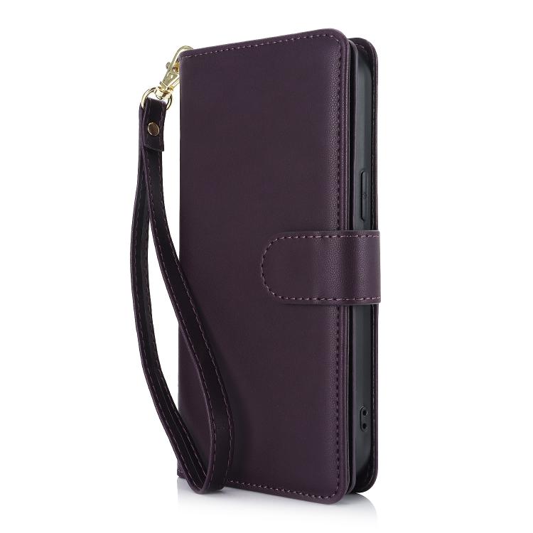 For Samsung Galaxy S25 Ultra 5G Multi-Card Wallet RFID Leather Phone Case