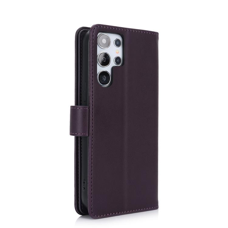 For Samsung Galaxy S25 Ultra 5G Multi-Card Wallet RFID Leather Phone Case