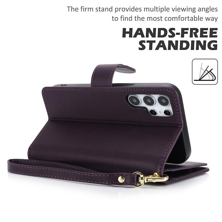 For Samsung Galaxy S25 Ultra 5G Multi-Card Wallet RFID Leather Phone Case