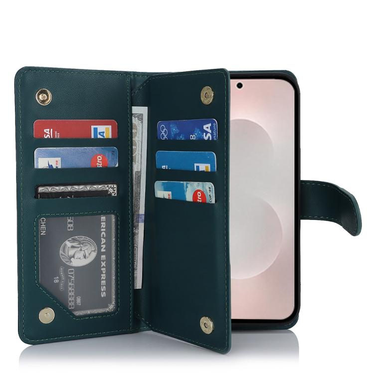 For Samsung Galaxy S25 Edge 5G Multi-Card Wallet RFID Leather Phone Case