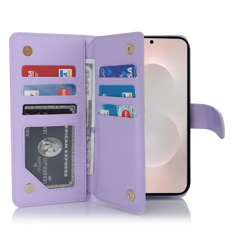 For Samsung Galaxy S25 Edge 5G Multi-Card Wallet RFID Leather Phone Case
