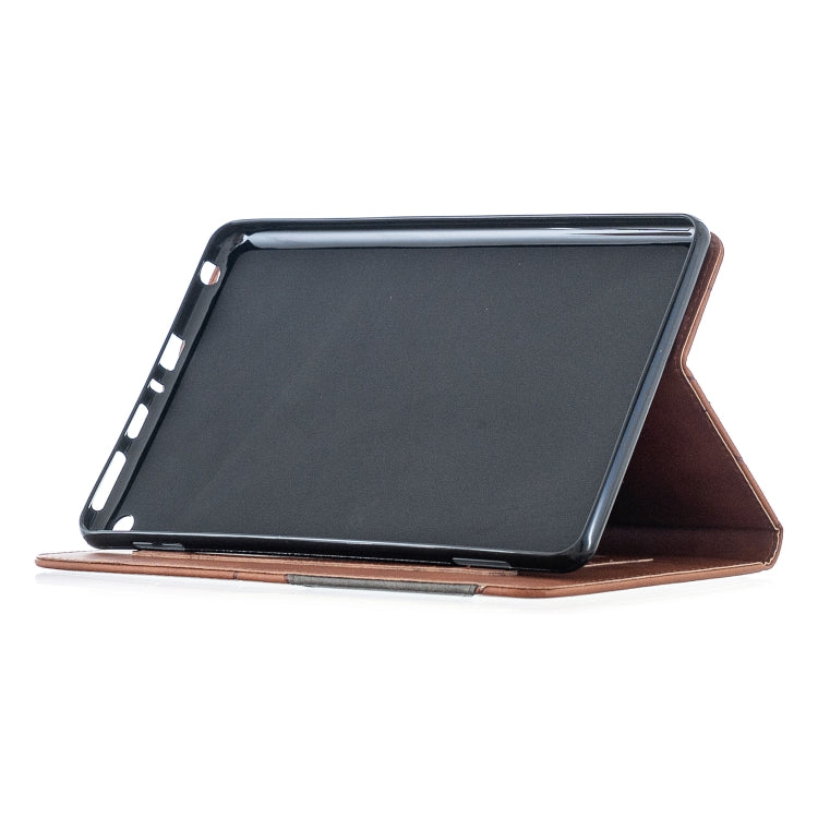 For Amazon Kindle Fire HD8 (2020) Rhombus Texture Horizontal Flip Magnetic Leather Case with Holder & Card Slots