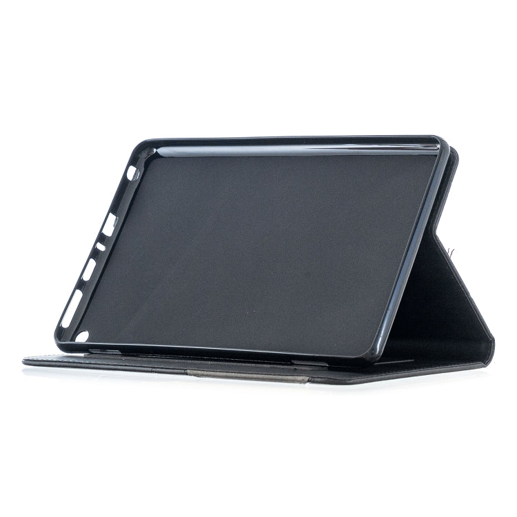 For Amazon Kindle Fire HD8 (2020) Rhombus Texture Horizontal Flip Magnetic Leather Case with Holder & Card Slots