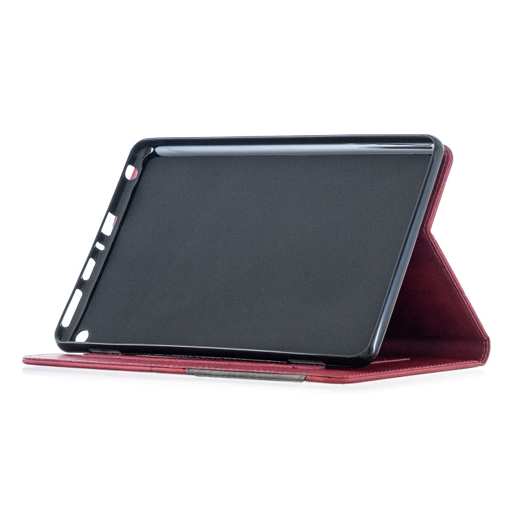 For Amazon Kindle Fire HD8 (2020) Rhombus Texture Horizontal Flip Magnetic Leather Case with Holder & Card Slots