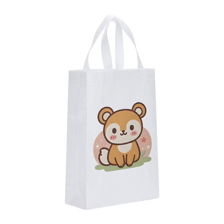Squirrel Printed Non-woven Fabric Bag Print On Your Demand, Size:38x30x10cm