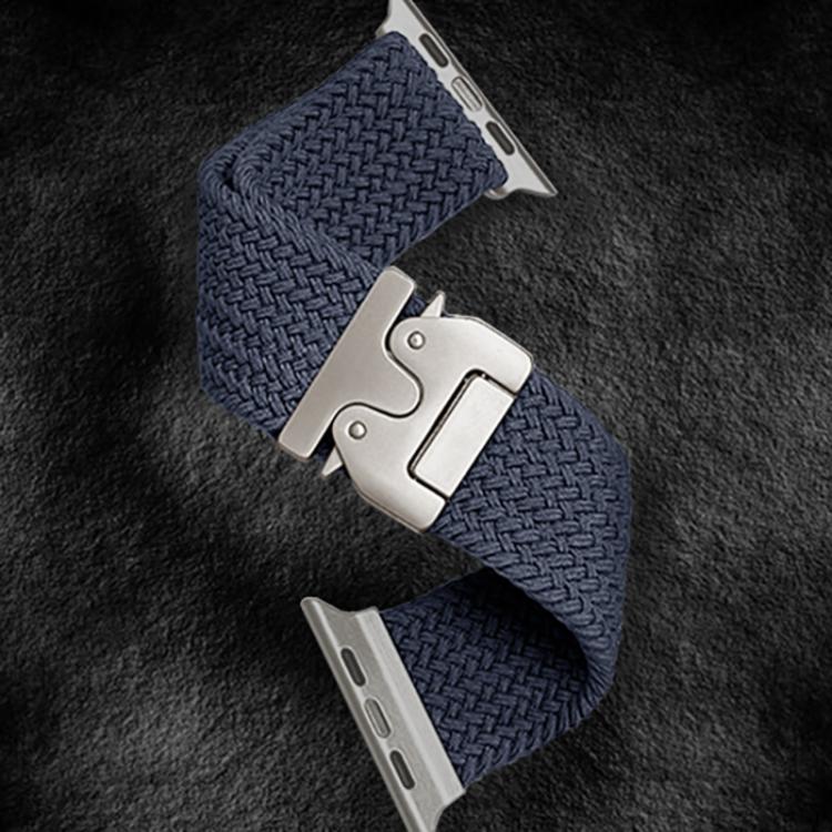 For Apple Watch 46mm / 49mm / 45mm / 44mm Kalebol Wide Umbrella Braided Strap