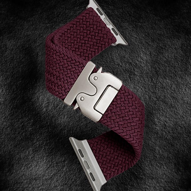 For Apple Watch 46mm / 49mm / 45mm / 44mm Kalebol Wide Umbrella Braided Strap