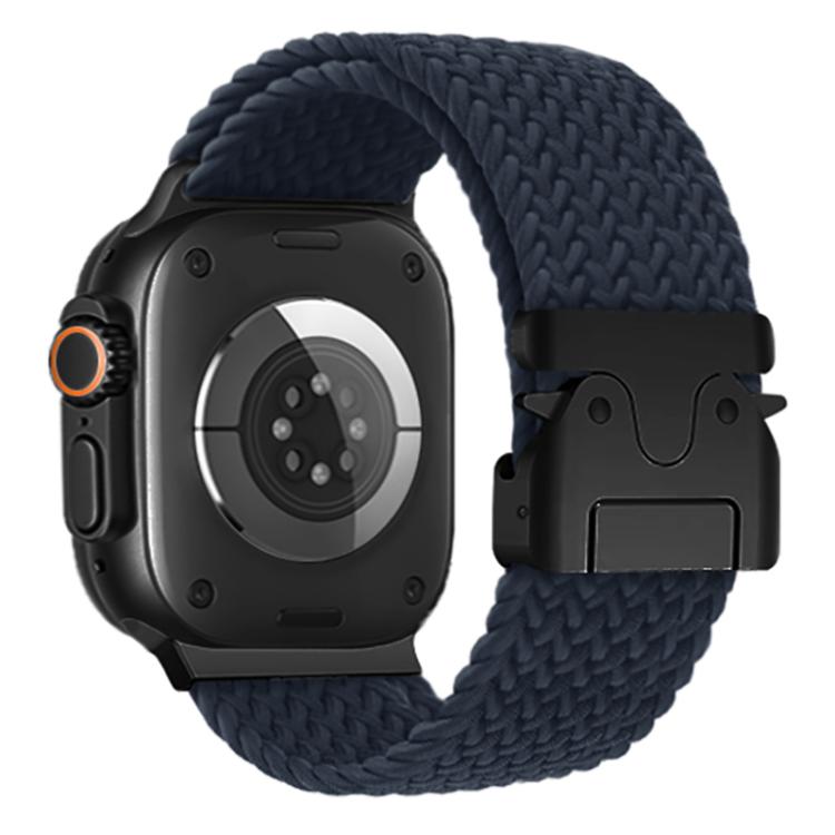 For Apple Watch 46mm / 49mm / 45mm / 44mm Kalebol Wide Umbrella Braided Strap