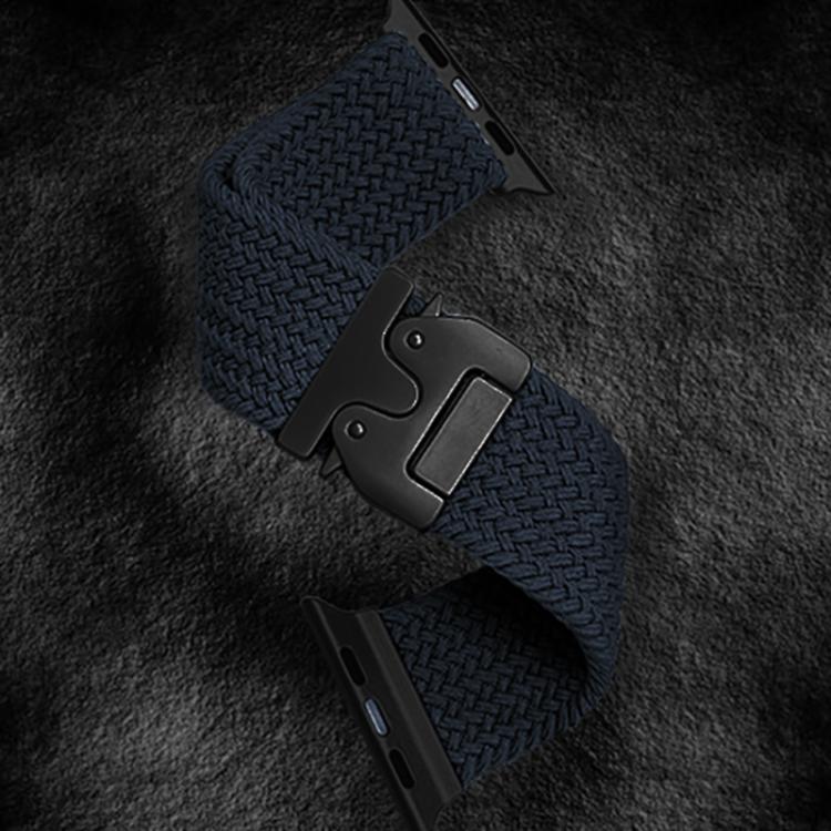 For Apple Watch 46mm / 49mm / 45mm / 44mm Kalebol Wide Umbrella Braided Strap