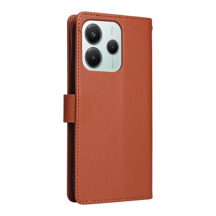 For Redmi Note 14 5G / Poco M7 Pro 5G 3-Card Slots Multifunctional Leather Phone Case